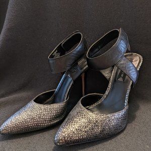 Steven Slingback, Size 39.5, Silver